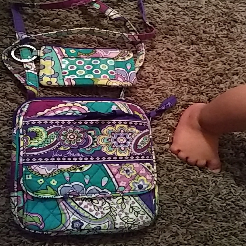Vera Bradley crossbody and coin purse